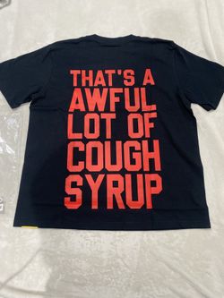 Ghost face awful lot of cough syrup T shirt Medium