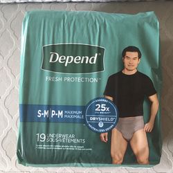 Sm/Md Male Depends