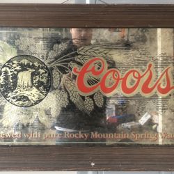 Coors 1980 Bar Mirror