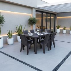 Set de patio de exteriores