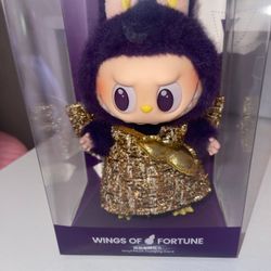 Labubu x PRONOUNCE-WINGS OF FORTUNE VINYL PLUSH HANGING CARD