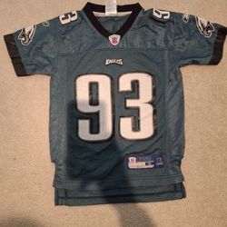 Nfl Philadelphia Eagles 93 Kerse Youth Small Jersey 