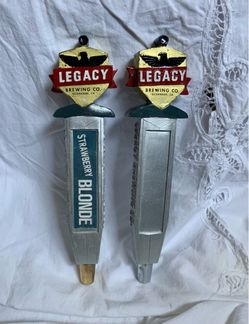 Legacy Brewing Co. Oceanside Ca Craft Strawberry Blonde Beer Tap Handle Pull