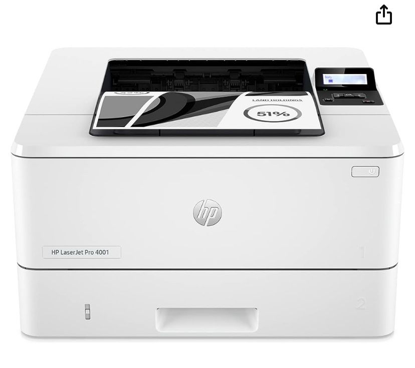 HP LaserJet Pro 4001n Black & White Printer