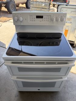 Ge electric stove double oven