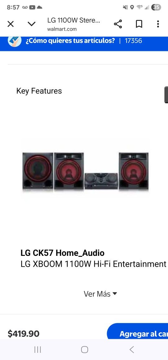 sistema  Bluetooth LG 1100 watts York Pennsylvania