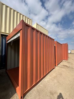 15FT SHIPPING CONTAINER – WIND & WATERTIGHT | HEAVY DUTY STORAGE SHED | CONNEX BOX (ROLL-UP DOOR)