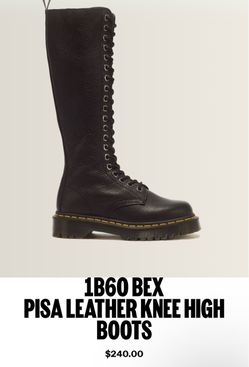 DR MARTINS PISA KNEE HIGH BOOTS