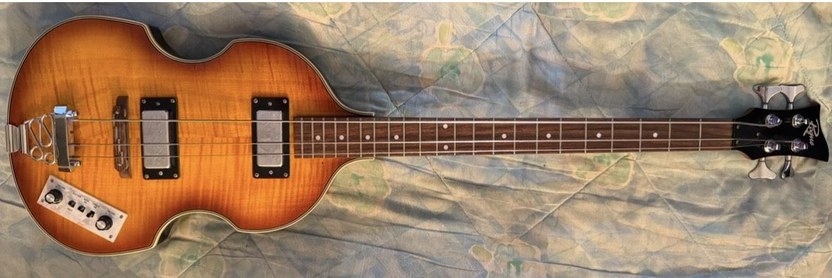 Rogue VB 100 Violin Style Hollow Body Electric Bass Guitar $150
