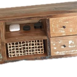 Solid Wood TV Stand 