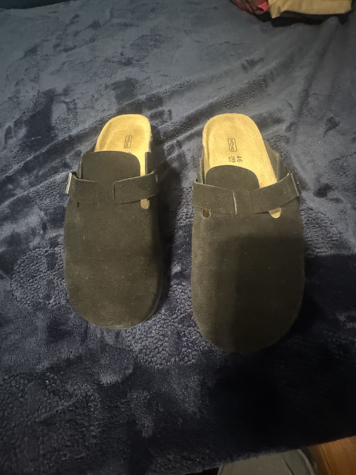 Black Birkenstock Boston Clogs Size 46