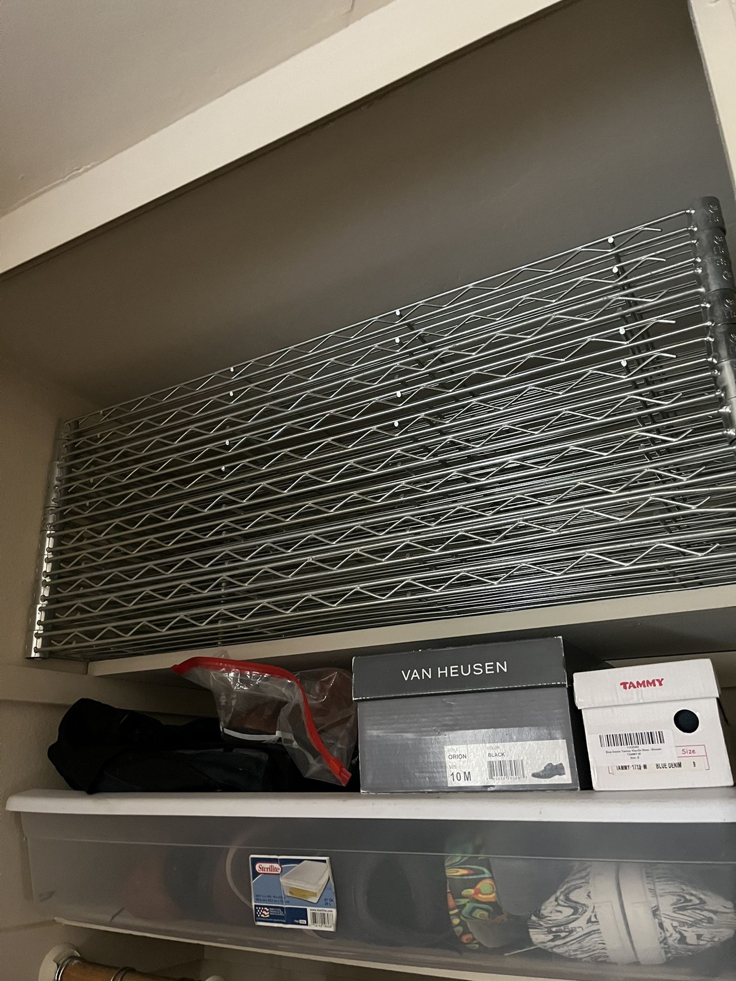 3 Hyper Tough 5 Shelf Metal Racks