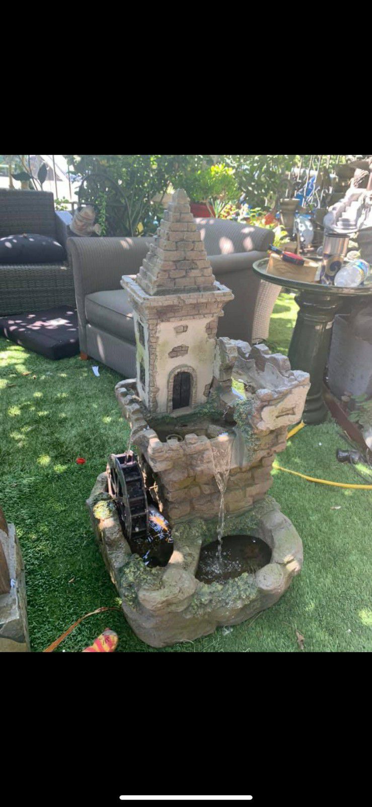Castle fountain