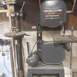 Band saw and drill press