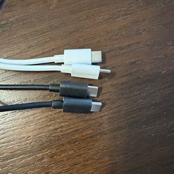 2 USB C to USB C cables