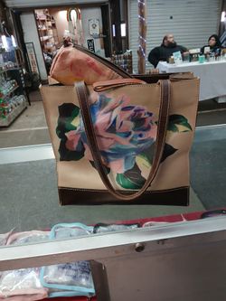 Patricia Nash Purse And Brush Bag