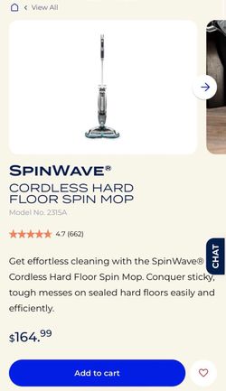 SpinWave Cordless Hard Floor Spin Mop