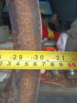 Fire pit tractor rim $25