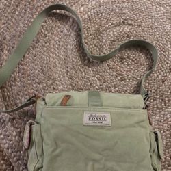 Vintage Fossil Authentic Brand Purse Light Green