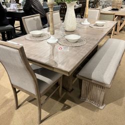 Dining Room Table Set 6 Pieces