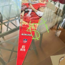 colin kaepernick 49ers pennant