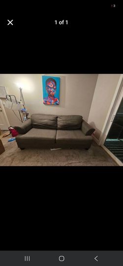 Dark gray Sofa for sale.