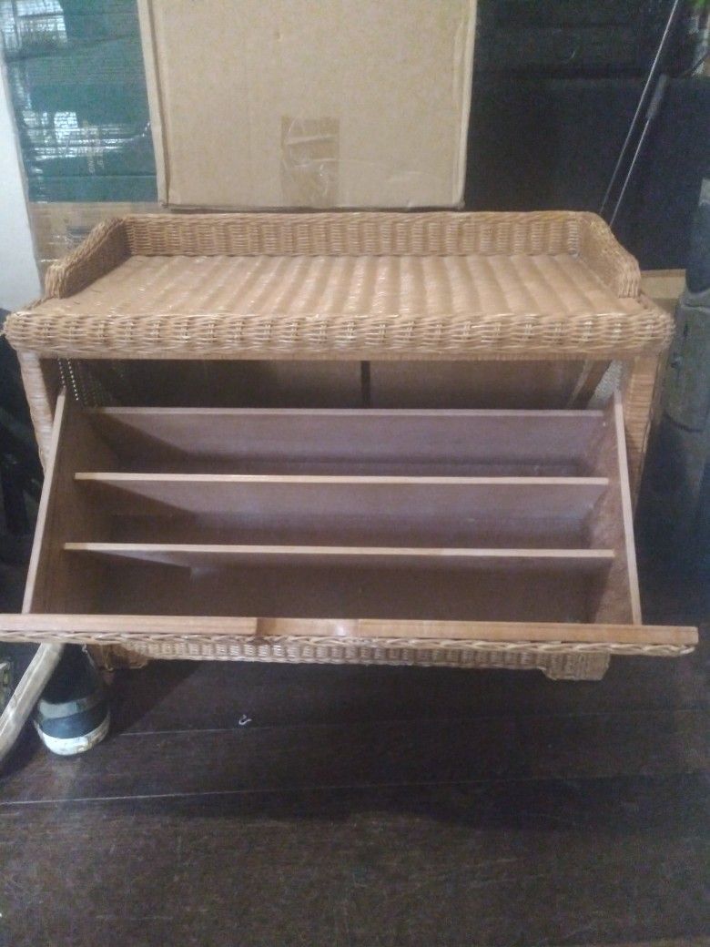 Wicker Magazine Racks