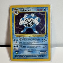 Poliwrath Pokemon Holo