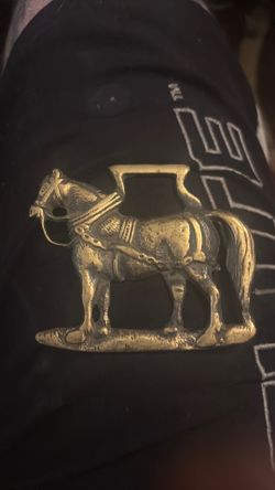 Brass horse
