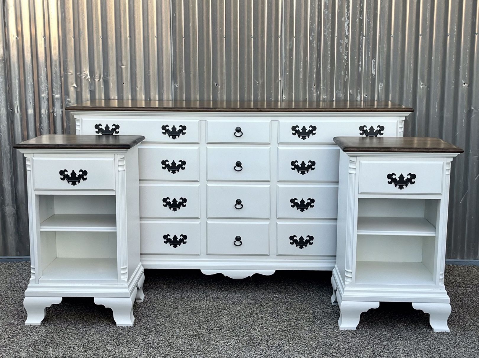 Adorable Solid Maple 3 Piece Bedroom Set  60”