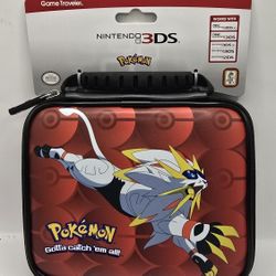 Solgaleo Nintendo 3DS Carrying Storage Case Red