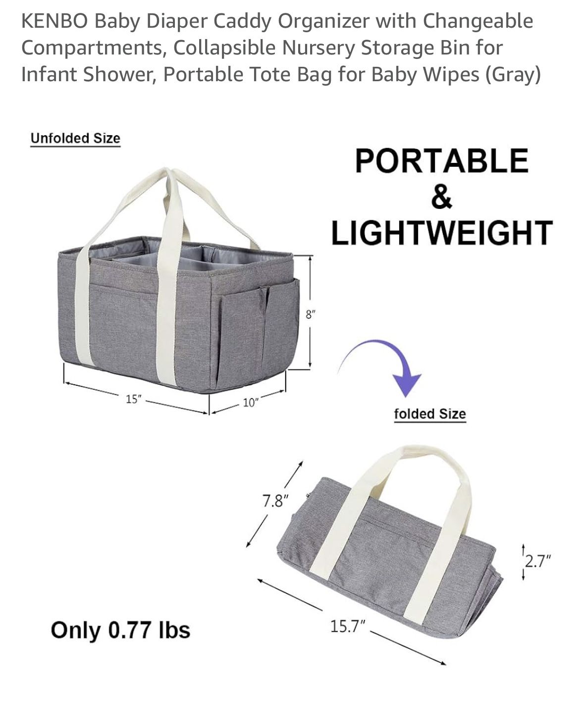 Like New Diaper Caddy 