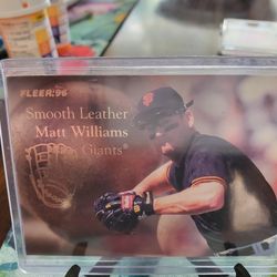 Matt Williams San Francisco Giants Insert Baseball Cards 