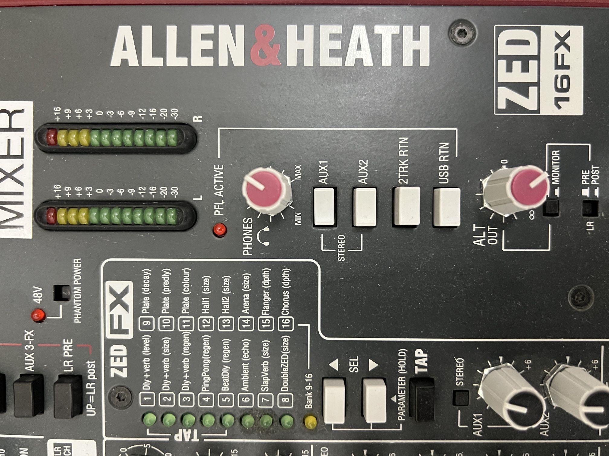 Allen&Heath Mixer Zed16fx