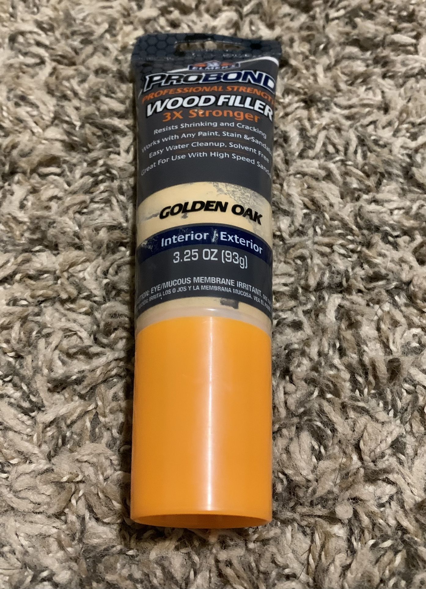 Elmers Gold Oak Probond Wood Filler 3-1/4 Oz