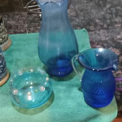 Blu Glass Containers