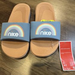 Nike Kids Kawa Slides- Size 1