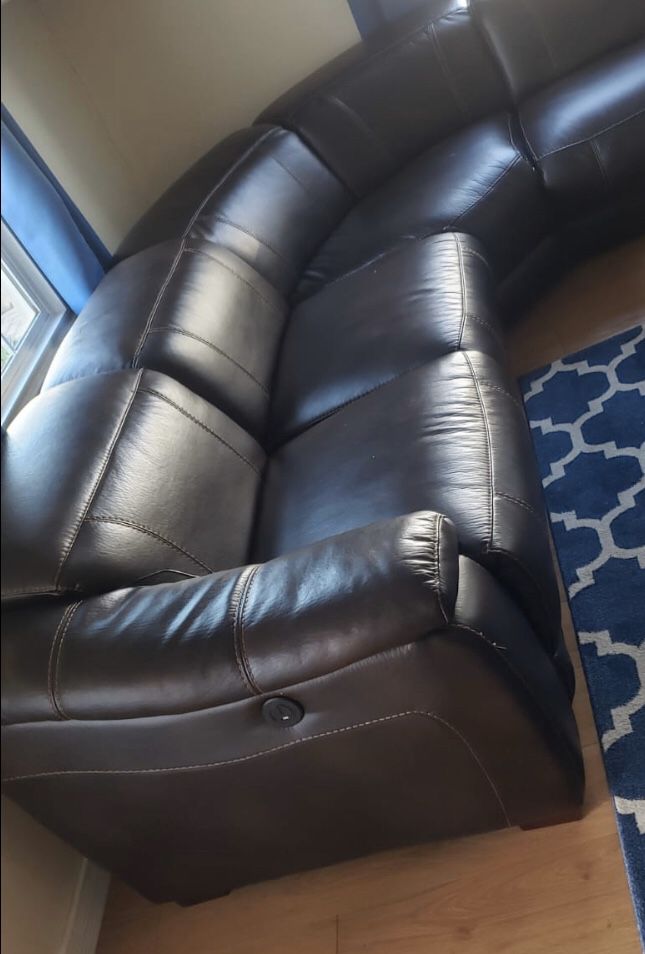 Sectional Couch Electric Recliner 😍