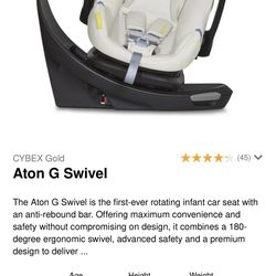 Cybex Aton G 180 Swivel Car Seat 