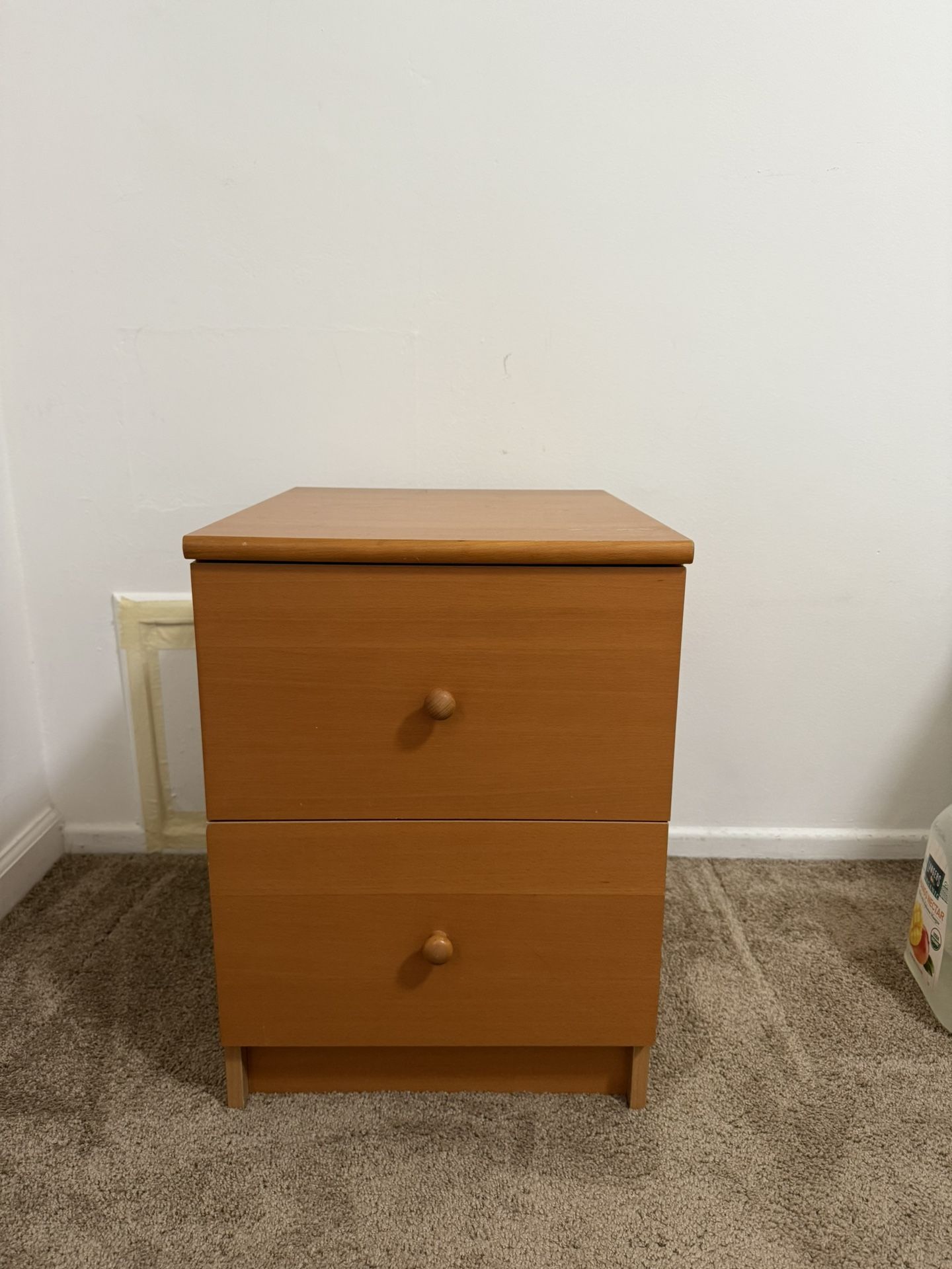 Wood Nightstand 