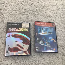 Ps2 Game Lot Sly Cooper Mortal Kombat Play Station