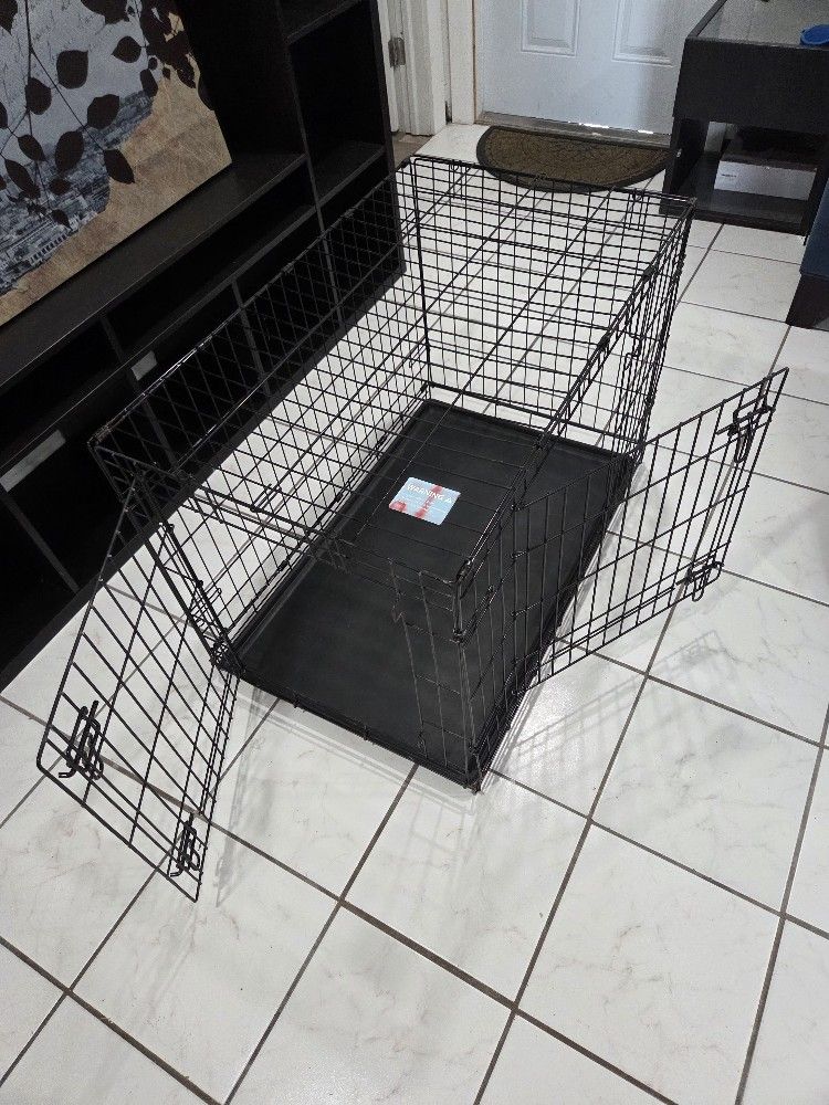 LARGE DOG CRATE 2 DOORS 
