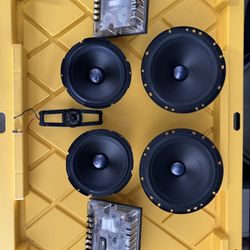 Mb Quart (Made in Germany) speaker components.