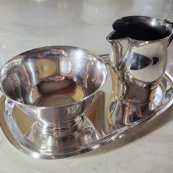 Paul Revere Creamer And Sugar Set