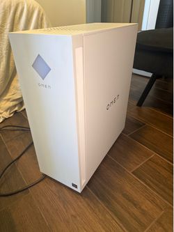HP Omen - 25L Gaming Desktop- AMD Ryzen 5 5600G - HyperX8GB Memory- NVIDIA GeForce GTX 1660 SUPER - 512GB SSD - Ceramic White