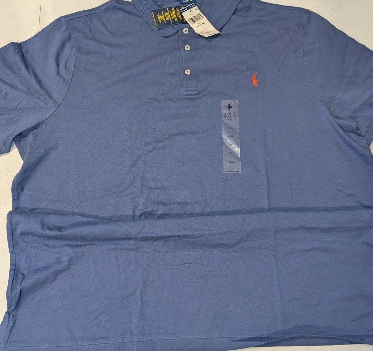New men's polo XXL short sleeve Collared Shirt 