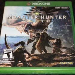 Monster Hunter World Xbox One Like New
