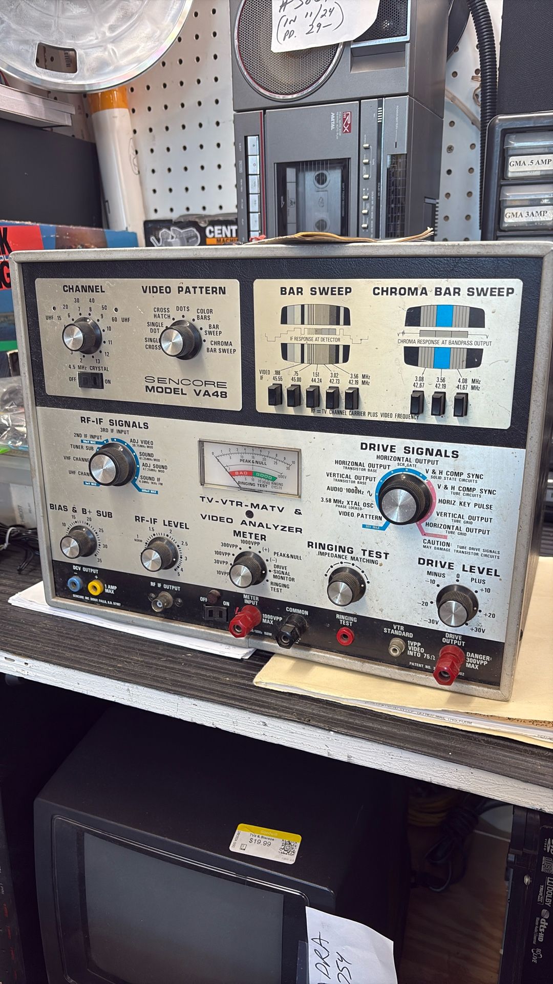 Sencore VA 48. Video Analyzer