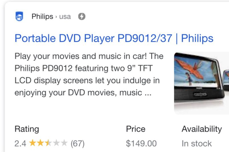Phillips portable tv and DVD player