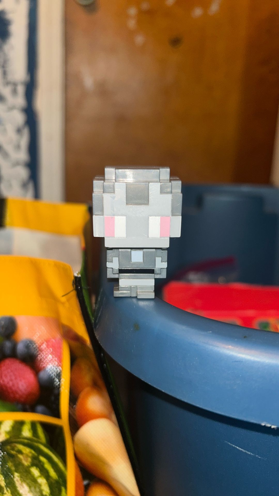 War Machine Iron Man small Marvel Comics Hero Minecraft figurine bobble-head